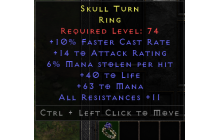 Skull Turn [10% FCR | 14 All Att | 6% ML]
