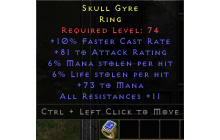 Skull Gyre [10% FCR | 81 All Att | 6% ML]