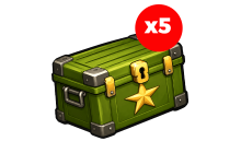 Veteran Crate&times;5 [Mini War]