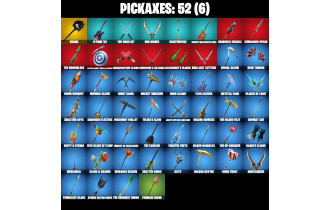 UNIQUE - Godzilla Evolved, Dynamo TNTina [37 Skins, 100 Vbucks, 52 Axes, 41 Emotes, 37 Gliders and MORE!]