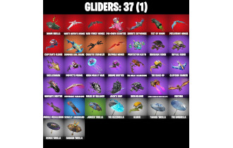 UNIQUE - Godzilla Evolved, Dynamo TNTina [37 Skins, 100 Vbucks, 52 Axes, 41 Emotes, 37 Gliders and MORE!]