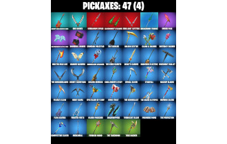 UNIQUE - Poseidon, Zeus [15 Skins, 47 Axes, 26 Emotes, 43 Gliders and MORE!]