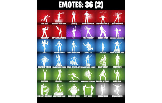 UNIQUE - Huntmaster Saber,  [28 Skins, 41 Axes, 36 Emotes, 36 Gliders and MORE!]