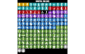 UNIQUE - Lexa, Gumbo [144 Skins, 250 Vbucks, 186 Axes, 158 Emotes, 162 Gliders and MORE!]