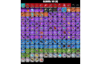 UNIQUE - Backlash , Star Wand [159 Skins, 500 Vbucks, 212 Axes, 268 Emotes, 1661 Gliders and MORE!]