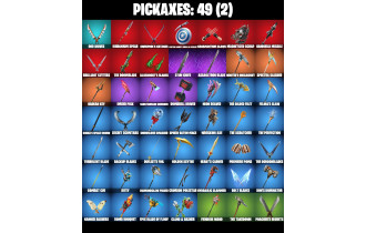 UNIQUE - Meowdas, Undercover Skye [38 Skins, 850 Vbucks, 49 Axes, 51 Emotes, 53 Gliders and MORE!]