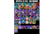 UNIQUE - All Might , MrBeast6000 [41 Skins, 100 Vbucks, 57 Axes, 77 Emotes, 65 Gliders and MORE!]