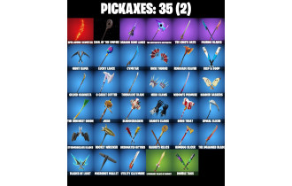 UNIQUE - Darth Vader , Chill Challenger [33 Skins, 450 Vbucks, 35 Axes, 41 Emotes, 34 Gliders and MORE!]