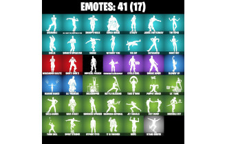 UNIQUE - Darth Vader , Chill Challenger [33 Skins, 450 Vbucks, 35 Axes, 41 Emotes, 34 Gliders and MORE!]