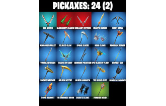 UNIQUE - Skull Commander, Dynamo TNTina [22 Skins, 350 Vbucks, 24 Axes, 23 Emotes, 22 Gliders and MORE!]