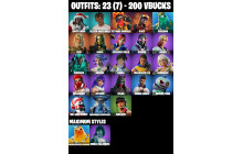 UNIQUE - Blaze, Poseidon [23 Skins, 200 Vbucks, 42 Axes, 32 Emotes, 43 Gliders and MORE!]