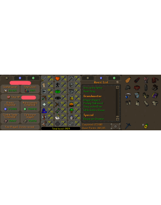 Main | TTL: 1909 | CL: 113 | QP: 318 [Fire Cape, B Gloves, Ava's, MM2, MM1, DS2, SOTE, Mithril Gloves, MA1 & MA2 + MORE!]