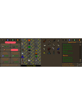 Main | TTL: 1508 | CL: 107 | QP: 181 [Infernal, Dizana's Quiver, Avernic Defender, Ava's, MM1, Mithril Gloves + MORE!]