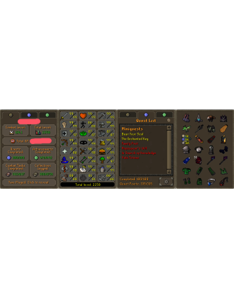 Main | TTL: 2258 | CL: 124 | QP: 335 [Dizana's Quiver, Avernic Defender, Fire Cape, B Gloves, Rigour, Augury + MORE!]