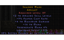Shadow Mark [2 Amazon Skills | 9% FCR | 4 MaxDmg]