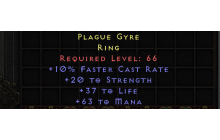 Plague Gyre [10% FCR | 20 STR | 37 Life]