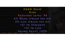 Doom Grasp [6% ML | 2% LL | 21 STR]