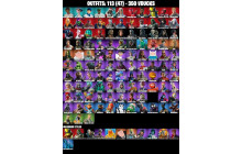 UNIQUE - Fishstick, Solid Snake  [113 Skins, 350 Vbucks, 144 Axes, 121 Emotes, 91 Gliders and MORE!]