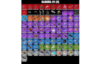 UNIQUE - Fishstick, Solid Snake  [113 Skins, 350 Vbucks, 144 Axes, 121 Emotes, 91 Gliders and MORE!]