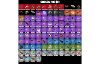 UNIQUE - Psycho Bandit, Backlash  [116 Skins, 300 Vbucks, 157 Axes, 112 Emotes,103 Gliders and MORE!]