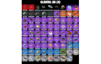 UNIQUE - Black Cat , Ice Breaker [136 Skins, 150 Vbucks, 157 Axes, 111 Emotes, 80 Gliders and MORE!]