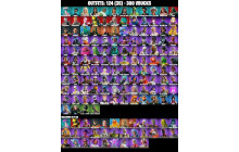 UNIQUE - Chun Li , Rushin Around [124 Skins, 300 Vbucks, 153 Axes, 177 Emotes, 99 Gliders and MORE!]