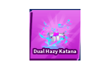 Dual Hazy Katana (Emote） [Blade Ball]