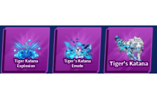 Tiger's Katana Set [Blade Ball]