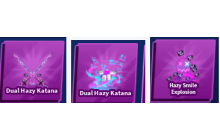 Dual Hazy Katana Set [Blade Ball]