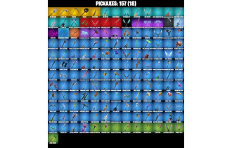 UNIQUE - Star Wand, Candy Axe [123 Skins, 350 Vbucks, 157 Axes, 98 Emotes, 76 Gliders and MORE!]