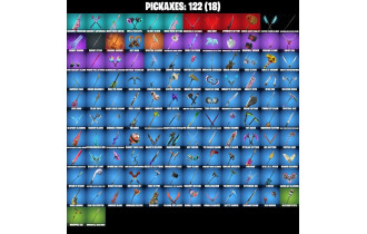 UNIQUE - Backlash , Son Goku [133 Skins, 1600 Vbucks, 122 Axes, 78 Emotes,  54 Gliders and MORE!]