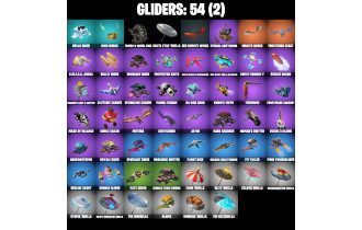 UNIQUE - Backlash , Son Goku [133 Skins, 1600 Vbucks, 122 Axes, 78 Emotes,  54 Gliders and MORE!]