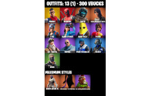 UNIQUE - Lynx [13 Skins, 300 Vbucks, 10 Axes, 12 Emotes, 12 Gliders and MORE!]