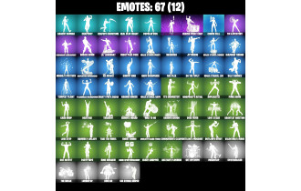 UNIQUE - Backlash , Crystal  [87 Skins, 950 Vbucks, 89 Axes, 67 Emotes, 60 Gliders and MORE!]