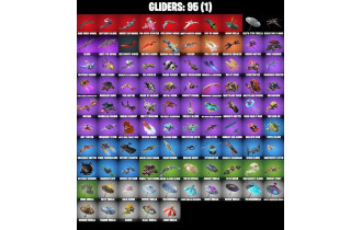 UNIQUE - Star Wand ,  Harley Hitter [98 Skins, 400 Vbucks, 173 Axes, 95 Emotes, 95 Gliders and MORE!]