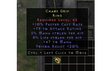 Chaos Grip [10% FCR | 79 All Att | 5% ML]