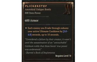 Flickerstep [ ⭐️ Affix: HIGH ROLL] Awakening SC