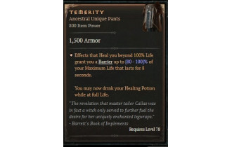 Temerity [ ⭐️ Affix: HIGH ROLL] Awakening SC