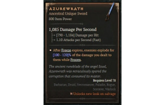 Azurewrath [ ⭐️ Affix: HIGH ROLL] Awakening SC