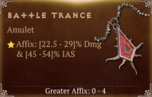 Battle Trance [ ⭐️ Affix: HIGH ROLL] Awakening SC