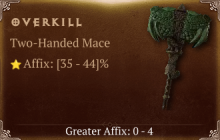 Overkill [ ⭐️ Affix: HIGH ROLL] Awakening SC
