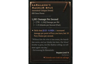 Ramaladni's Magnum Opus [ ⭐️ Affix: HIGH ROLL] Awakening SC