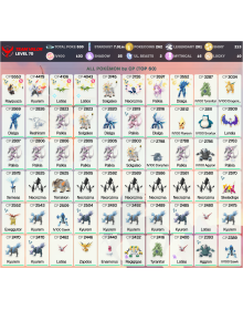 Legendary: 201 | Shiny: 213 | Hundo: 103 | ShinyLegend: 13 [Level: 70 | Stardust: 7.02m | Team: Valor]