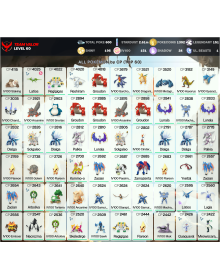 Legendary: 151 | Shiny: 196 | Hundo: 151 | ShinyLegend: 6 [Level: 60 | Stardust: 2.62m | Team: Valor]