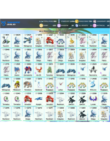 Legendary: 122 | Shiny: 122 | ShinyLegend: 8 [Level: 60 | Stardust: 1.63m | Team: Mystic]