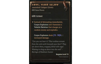 Howl from Below [ ⭐️ Affix: HIGH ROLL] Awakening SC