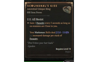 Flamescar [ ⭐️ Affix: HIGH ROLL] Awakening SC
