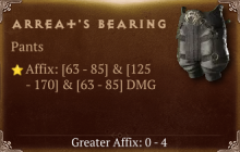 Arreat's Bearing [ ⭐️ Affix: HIGH ROLL] Awakening SC