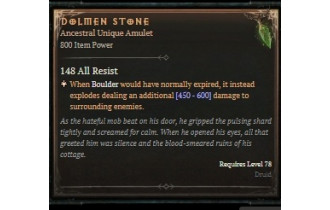 Dolmen Stone [ ⭐️ Affix: HIGH ROLL] Awakening SC