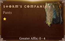 Storm's Companion [ ⭐️ Affix: HIGH ROLL] Awakening SC